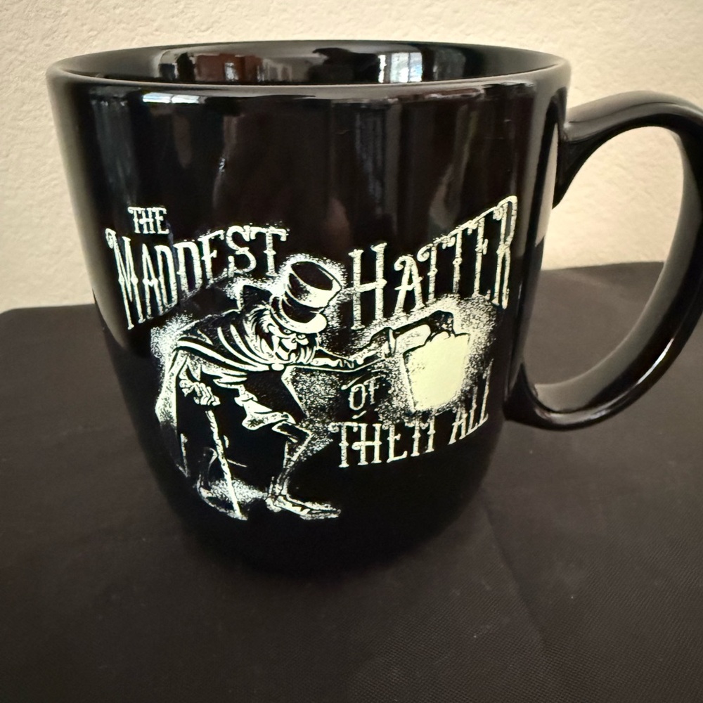 Disney The Maddest Hatter Of Them All Glow In The Dark Mug .